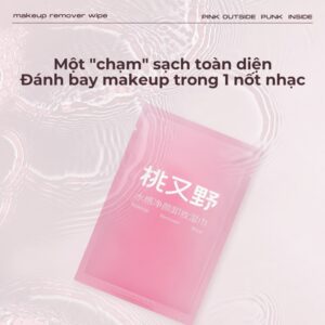 Khăn lau trang điểm dưỡng ẩm PinPunk Gói đơn Thân thiện với du lịch