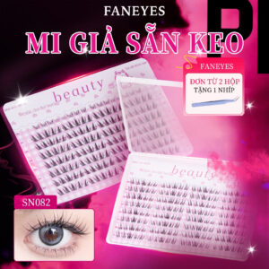 FANEYES Mi giả sẵn keo Dung lượng lớn 39 mẫu đa dạng lựa chọn, siêu dính siêu dễ dán không cần tẩy trang dán siêu nhanh cho người lười thần khí tạo mắt to