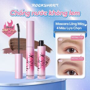 ROCKSWEET RS Nhung mỏng và bền, có lông mày hoang dã, lông mày bền, màu cà phê sữa, chống bẩn