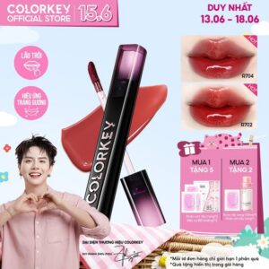 Son Bóng COLORKEY, Gương Bóng Căng Mọng, Lâu Trôi 2.5g