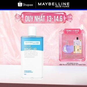Nước tẩy trang mắt và môi Maybelline New York Eye & Lip Makeup Remover 150ml