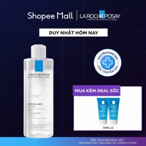 Nước tẩy trang làm sạch sâu cho da nhạy cảm La Roche-Posay Micellar Water Sensitive Skin 400ml