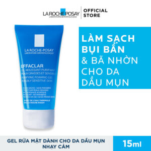 Gel Rửa Mặt Cho Da Dầu Mụn La Roche-Posay Effaclar Purifying Foaming Gel 15mL
