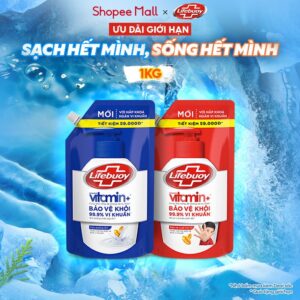 Nước rửa tay sạch khuẩn Lifebuoy Dạng Túi 1KG