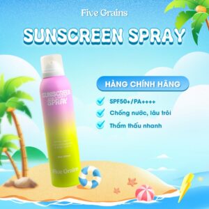 Xịt chống nắng Cao cấp Five Grains nâng tone Pro-Xylane 160ML