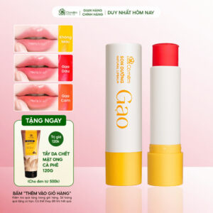 Son Dưỡng Cỏ Mềm Cải Thiện Nứt Nẻ Môi Giảm Thâm Môi Cỏ Mềm 4,5gr