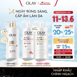 [MỚI] Sữa Dưỡng Thể OLAY Sáng Da Với 5% Niacinamde & Vitamin C/ Dưỡng Ẩm Chuyên Sâu Với Vitamin Pro B5+ 260G