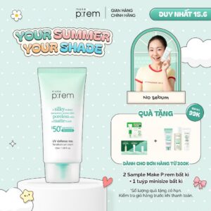 Kem Chống Nắng Make P:rem UV Defense Me NoSebum Sun Cream SPF50+ PA++++
