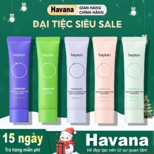 Kem Chống Nắng BEPLAIN SUNMUSE Nâng Tone Vật Lý Lai Hoá Học, Hiệu chỉnh da SPF 50+ PA++++ 50ml